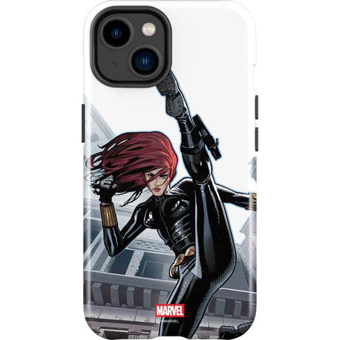 Marvel Black Widow High Kick iPhone 15 Impact Case